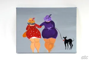 Καδράκι "Les amies"